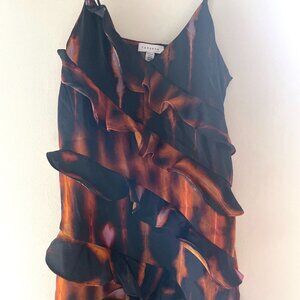 Topshop Rustic Ruffle Tunic